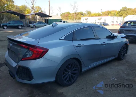 2017 Honda Civic Si из США, поврежденный, VIN 2HGFC1E55HH705476